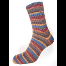 ponožky vel.38-39 - 723 modrohnědovínová