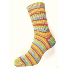 ponožky vel.38-39 - 724 zelenooranžžlutotyrkys