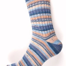 ponožky vel.38-39 - 725 modrobéžová