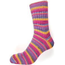 ponožky vel.38-39 - 728 modrofialovopinkžlutá