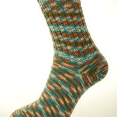 ponožky vel.36-37 - 780 hnědozelenotyrkysová