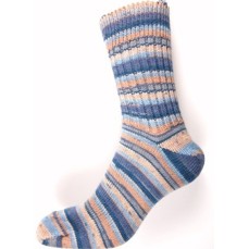 ponožky vel.44-45 - 725 modrobéžová